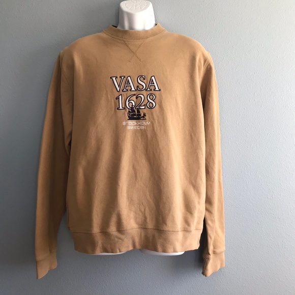 Other - Vasa Museet Stockholm Embroidered Tan Sweater XL